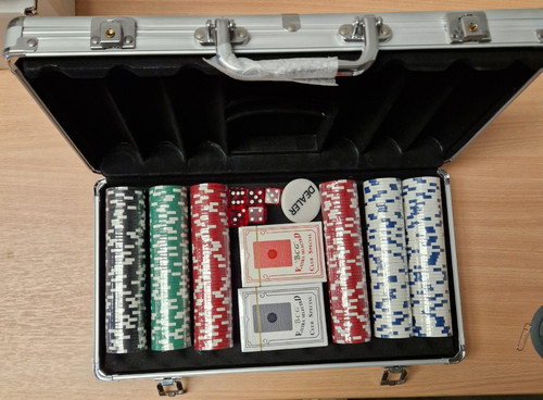 500 piece poker set - poker,
