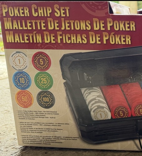 Poker chips set with decks - set,