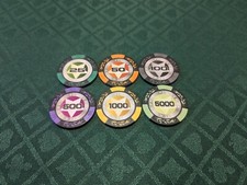 6 Chip Sample Poker Set