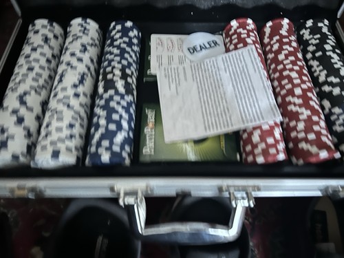 Poker set with cards - set,
