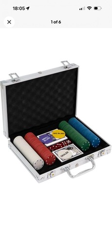 New poker set 200 piece - poker,