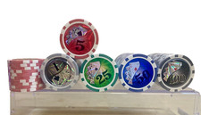 100 Mix Numbers Texas Poker