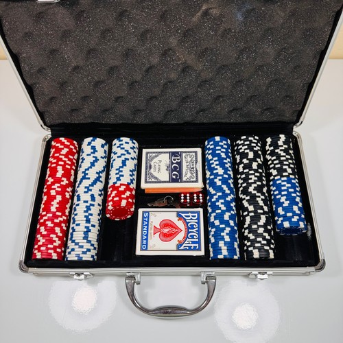 Poker set with - poker,