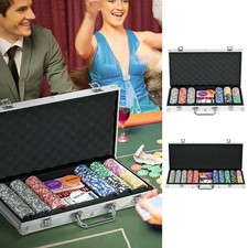 Texas Holdem Poker Set w/ Mat