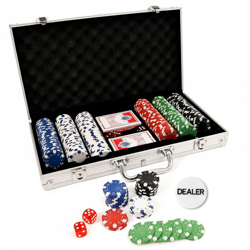 300 piece poker set with - 300,